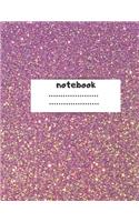 Large Composition Notebook, Wide Blank Lined Workbook for Teens Kids Students Girls for Home School College Ruled for Writing Notes