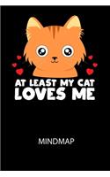 AT LEAST MY CAT LOVES ME - Mindmap: Arbeitsbuch, um kreative Aufgaben oder Problemstellungen zu lösen.