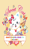 Adult Coloring Book for Cat Lovers