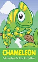 Chameleon Coloring Book for Kids And Toddlers