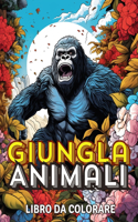 Animali della Giungla Libro da Colorare