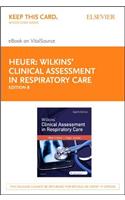 Wilkins' Clinical Assessment in Respiratory Care - Elsevier eBook on Vitalsource (Retail Access Card)