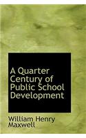 A Quarter Century of Public School Development