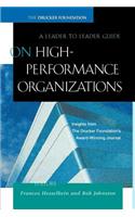 On High Performance Organizations