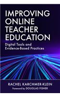 Improving Online Teacher Education