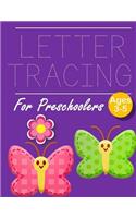 Letter Tracing for Preschoolers Butterfly