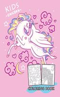 Kids Unicorn Coloring Book