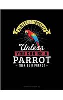 Always Be Yourself Unless You Can Be a Parrot Then Be a Parrot: 6 Columns Columnar Pad(195 6 Columns Columnar Pad)