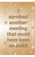 I survived another meeting that could have been an email