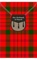 Clan MacDonnell of Keppoch Tartan Journal/Notebook