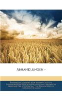 Abhandlungen -