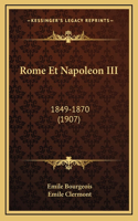 Rome Et Napoleon III