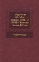 Allgemeine Literatur-Zeitung, Dritter Band