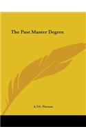 Past Master Degree