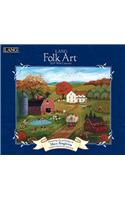 Lang Folk Art 2019 14x12.5 Wall Calendar