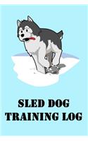 Sled Dog Training Log: Training Journal for Sled Dogs