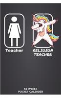 Teacher - Religion Teacher 52 Weeks Pocket Calender