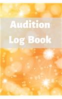 Audition Log Book