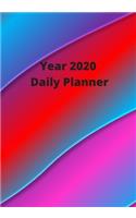Year 2020 Fully Dated Monthly, Weekly And Daily Calender Planner: Novelty Line Notebook / Journal College Rule Line, A Perfect Gift Item (7 x 10 inches) For Men, Women, Student, Office etc.