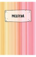 Moldova: Ruled Travel Diary Notebook or Journey Journal - Lined Trip Pocketbook for Men and Women with Lines