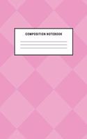 Composition Notebook: Cute Pink Notebook For Kids School Teens Soft Cover Elementary School Creative Writing Journal Diary Boys Girls