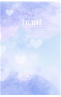 Carnet de lecture: Journal de bord Mes Livres - 100 fiches de lecture - Coeurs et nuages bleus - 108 pages - A5 5,5" x 8,5"