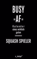 Kalender für Squash Spieler