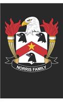 Norris: Norris Coat of Arms and Family Crest Notebook Journal (6 x 9 - 100 pages)