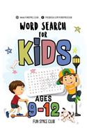 Word Search for Kids Ages 9-12