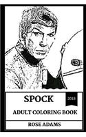 Spock Adult Coloring Book: Legendary Star Trek Character and Scifi Icon, Classical Human-Vulcan Being and Logical Scientist Inspired Adult Coloring Book