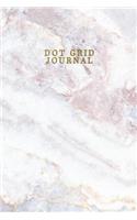 Dot Grid Journal: Marble + Gold Notebook - 110-Page Small Dot Grid Journal for Drawing Doodling Journaling Writing Notes - 6 X 9 Matte Softback Cover
