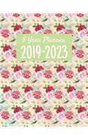5 Year Planner 2019-2023: 60 Month Yearly Planner Monthly Calendar V4