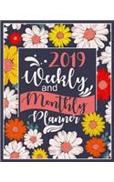 2019 Planner Weekly and Monthly