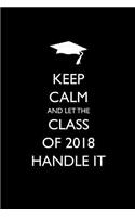 Keep Calm and Let the Class of 2018 Handle It