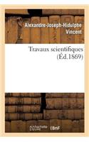 Travaux Scientifiques