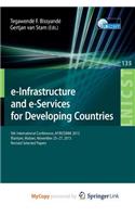 e-Infrastructure and e-Services for Developing Countries