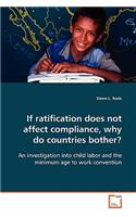 If ratification does not affect compliance, why do countries bother?