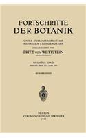 Fortschritte Der Botanik