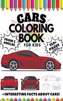 Cars Coloring Book for Kids from 3 Angles, 150 Pages
