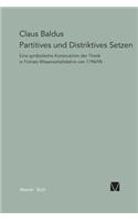 Partitives und Distriktives Setzen