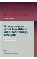 Finanzanalysen in Der Investitions- Und Finanzierungsberatung