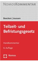 Teilzeit- Und Befristungsgesetz