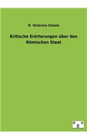 Kritische Erorterungen Uber Den Romischen Staat