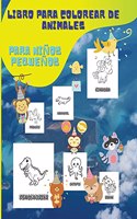 Libro de animales para colorear para niños pequeños