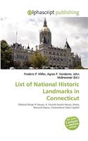 List of National Historic Landmarks in Connecticut: (English)
