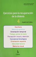 Ejercicios para la recuperacion de la dislexia-4: A partir de 12 anos