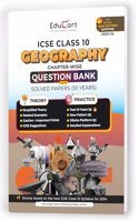 Educart ICSE Class 10 Question Bank 2024 + Solved Paper Geography (based on 17th June'23 Specimen Paper) for 2023-24