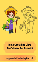 Tema Contadino Libro Da Colorare Per Bambini