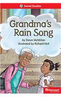 Storytown: Below Level Reader Teacher's Guide Grade 2 Grandma Rain Song