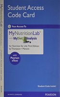 NEW MyNutritionLab with MyDietAnalysis with Pearson eText -- Standalone Access Card -- for Nutrition for Life